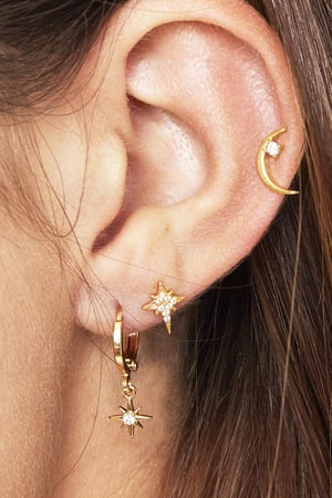 Piercing Sparkling Moon Color dorado Cobre h5 Imagen2